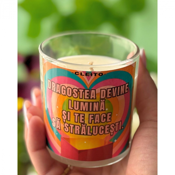 Lumânare Parfumată Naturală  Dragostea Devine Lumină [3]