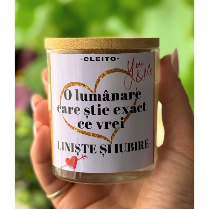 Lumanare Parfumata - Liniște si Iubire [3]
