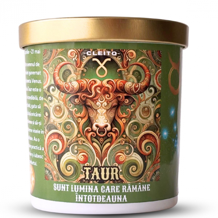 Lumânare Parfumata Zodia Taur [2]