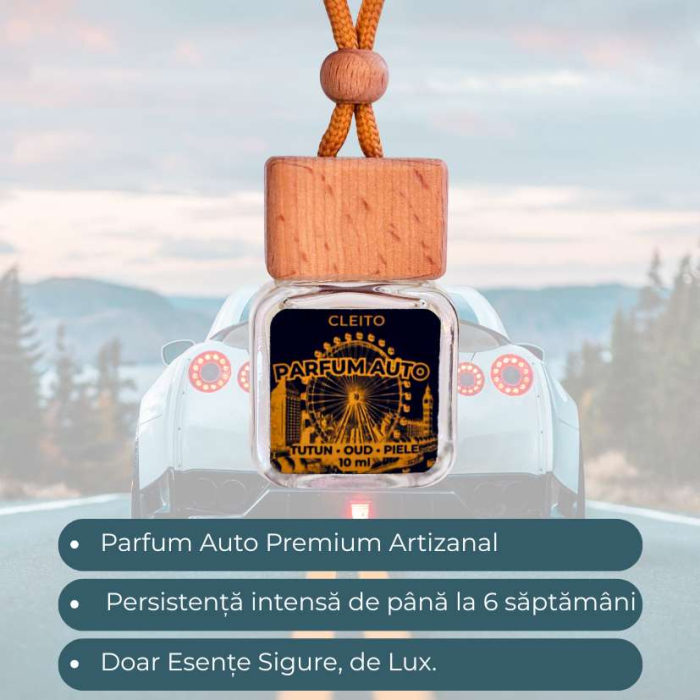 Parfum Auto LONDRA - Tutun fumuriu, Oud, Piele [3]