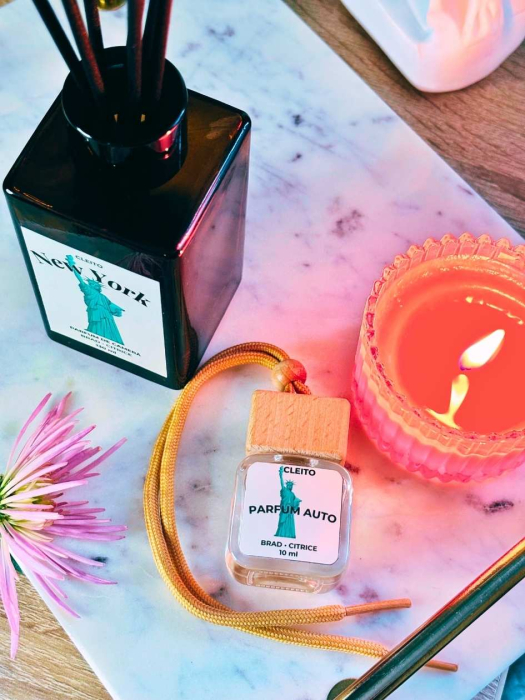 Parfum Auto New York - Brad verde, Citrice Proaspete [4]