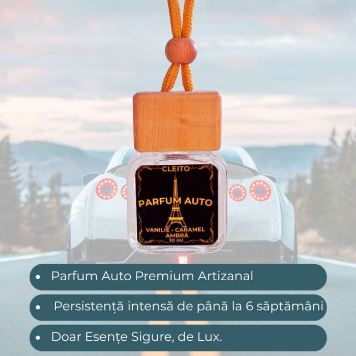 Parfum Auto PARIS - Vanilie, Caramel, Ambră [3]