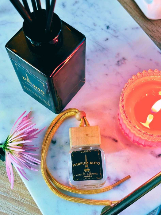 Parfum Auto PARIS - Vanilie, Caramel, Ambră [4]