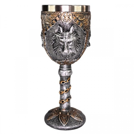 Lumânare Parfumată Pocal Medieval cu Lupi [1]