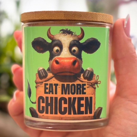 Lumânări cu Imagini Trasnite - Eat More Chicken