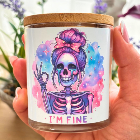 Lumânări cu Imagini Trasnite - I'm Fine