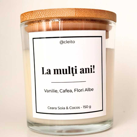 Lumânări cu Mesaje - La mulți ani!