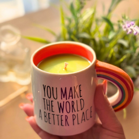 Lumânare You Make the World Better [2]