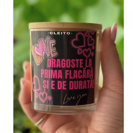 Lumânare Parfumată Naturală Dragoste la Prima Flacără [2]