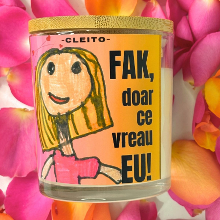 Lumânare Parfumată Naturală FAK, Doar Ce Vreau EU! [2]