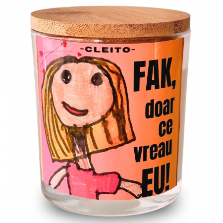 Lumânare Parfumată Naturală FAK, Doar Ce Vreau EU! [1]