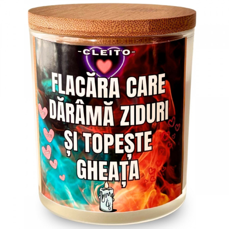 Lumânare Parfumată Naturală – Flacăra Care Dărâmă Ziduri [2]