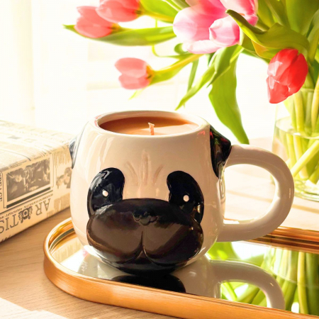 Lumânări Luxe One - Macaron Spice Pup – Lumânare handmade Cleito