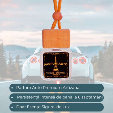 Parfum Auto PARIS - Vanilie, Caramel, Ambră [2]