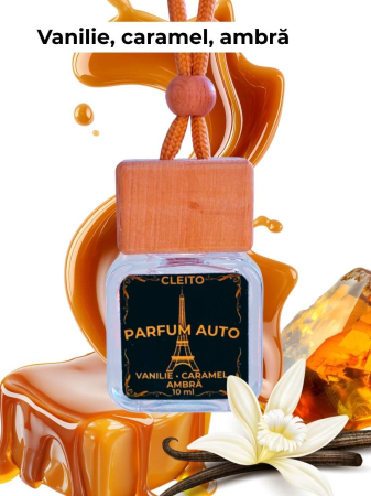 Parfum Auto PARIS - Vanilie, Caramel, Ambră [1]
