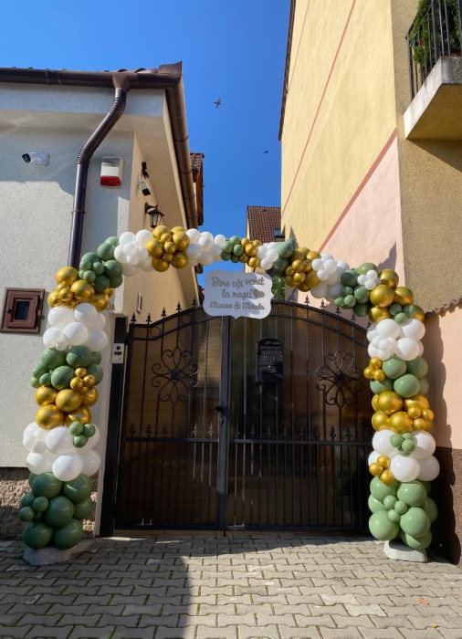 Arcada baloane clasica decor mire/mireasa/nasi [4]