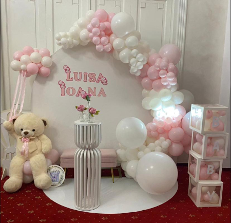 EVENIMENTE - Photocorner  rotund botez/aniversare fetite