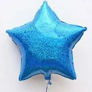 BALOANE CU HELIU - Balon folie stea 45 cm cu heliu