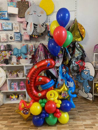 Baza de baloane cu o cifra 100cm [3]