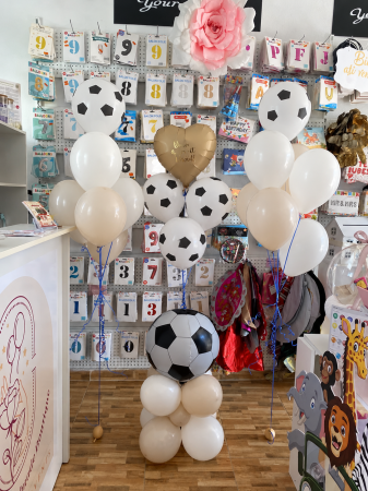 ARANJAMENTE ANIVERSARE - Decor de Întâmpinare Bebelus – Tematică Fotbal „First Match”