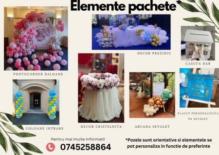 Pachet decor botez/aniversare 12 mese [1]