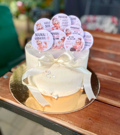 ARANJAMENTE ANIVERSARE - Topper personalizat pentru tort – Adulți