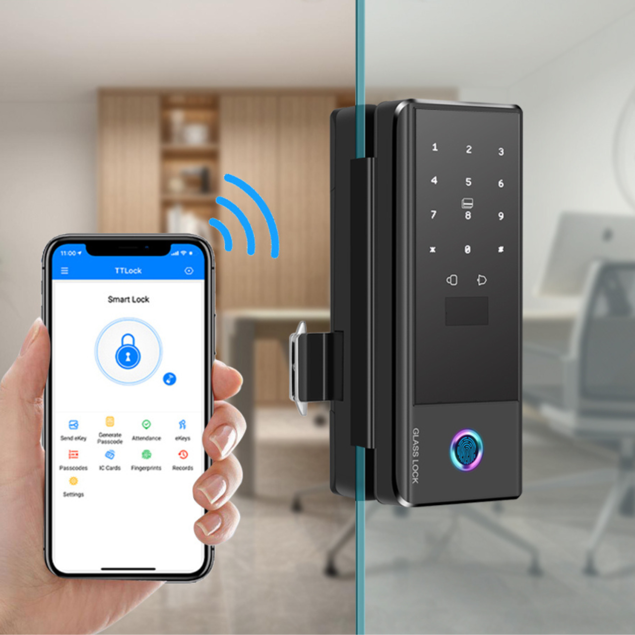 GL4  Smart Glass Lock [10]