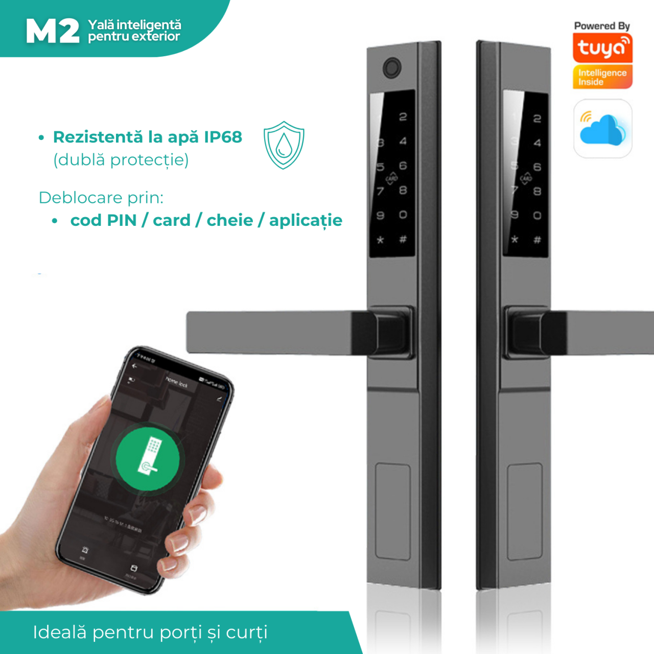 M2 Outdoor Courtyard Smart Lock (IP68) [2]