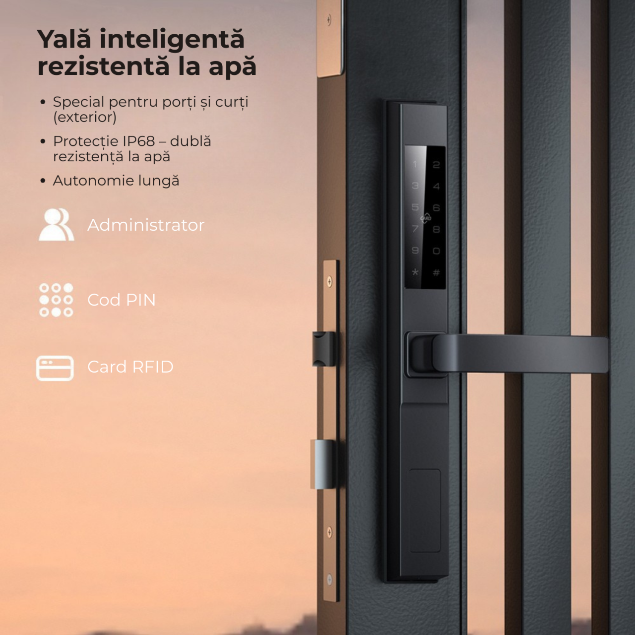 M2 Outdoor Courtyard Smart Lock (IP68) [5]