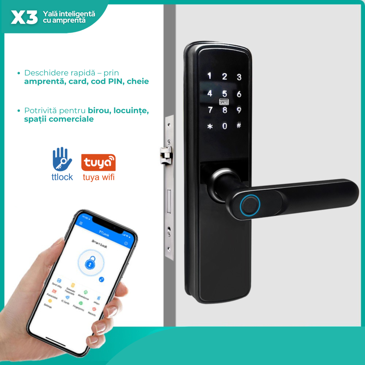 X3 Smart Fingerprint Lock [2]