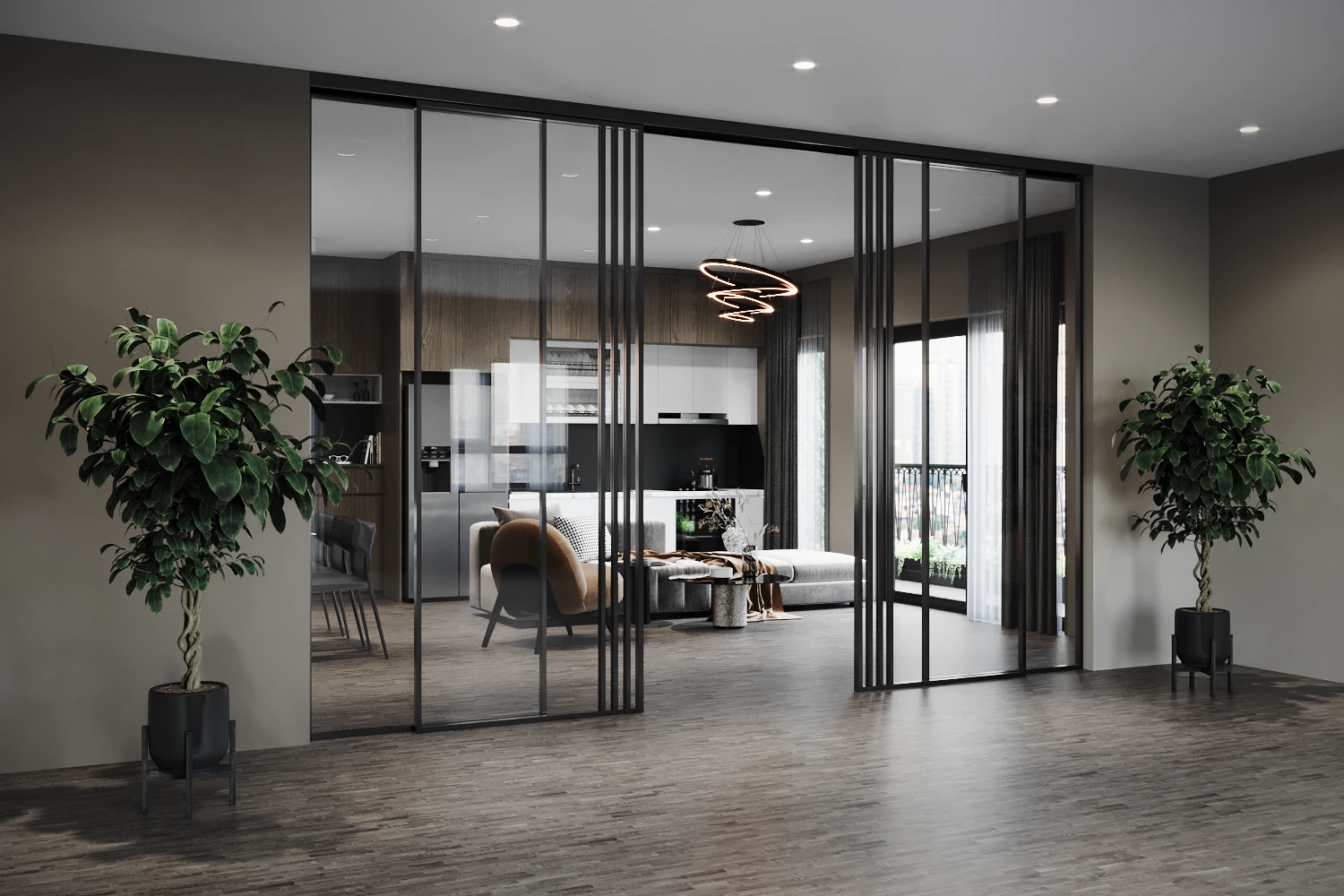 Separeuri din aluminiu - Line