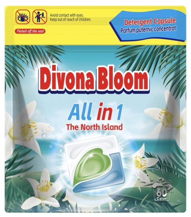 Detergent capsule Divona Bloom The North Island ALL in 1 60buc [2]
