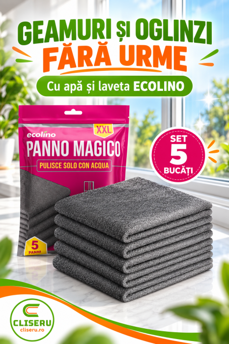 ECOLINO Laveta Magică din microfibră – set 5 bucăți [2]