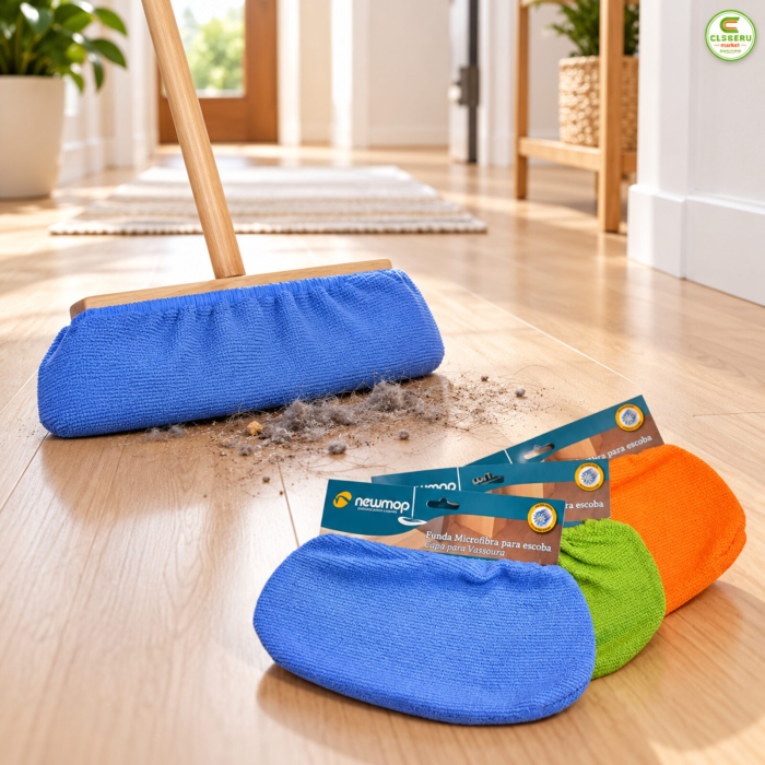 Husă din microfibră NewMop pentru mătură și mop plat [2]