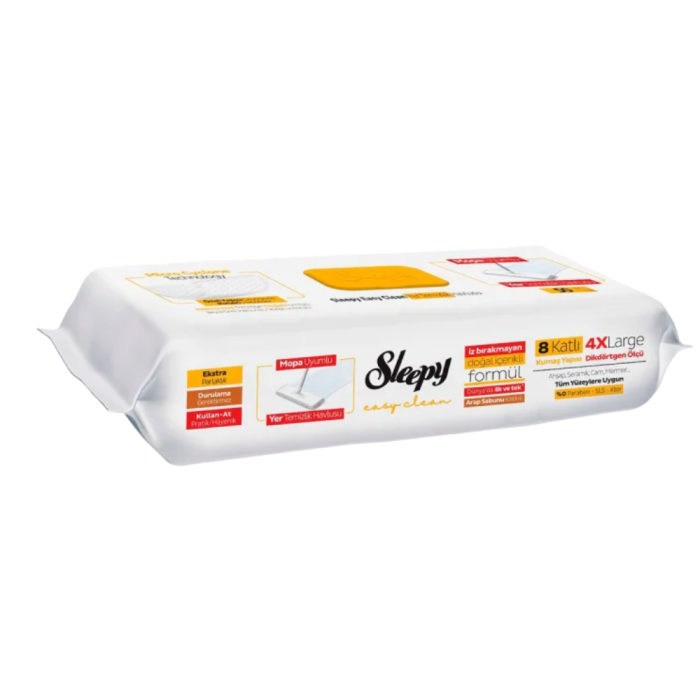 Lavete umede pentru curatare pardoseli SLEEPY EASY CLEAN Herbal Soap 50buc [2]