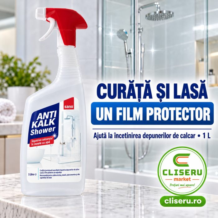 SANO Anti Kalk Shower – spray anticalcar cabina de duș, 1 L [2]