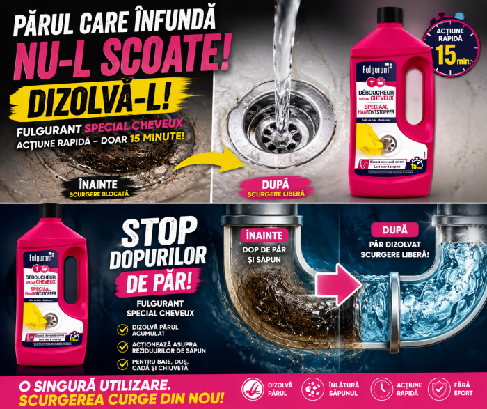 FULGURANT SOLUTIE FORTE DIZOLVARE PAR PENTRU TEVI 800ML [3]