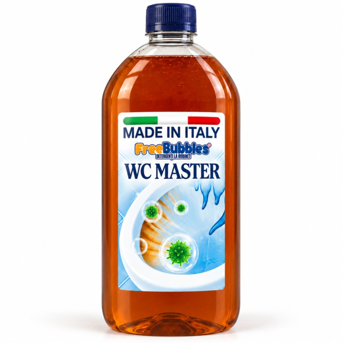 WC MASTER FreeBubbles – gel pentru curățarea toaletei, sticlă 1 kg [2]