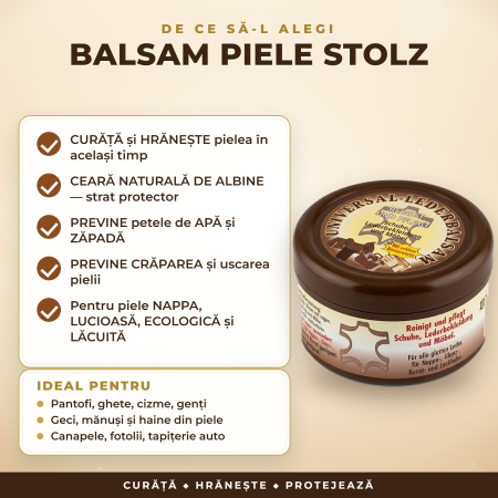 Balsam universal pentru piele Stolz cu ceară de albine – 250 ml [2]
