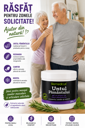 BIOMEDICUS GEL MASAJ UNTUL PAMANTULUI EFECT RACORITOR 250ML [1]