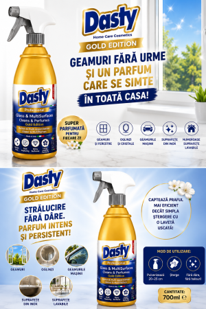 DASTY DETERGENT SUPER PARFUMAT GEAMURI MULTISUPRAFETE 700ML AURIU SIDEFAT