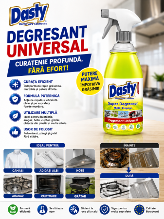 DASTY SUPER DEGRESANT UNIVERSAL LEMON 700ML GALBEN TRANSPARENT