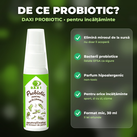 DAXI PROBIOTIC – Spray pentru MIROSUL DIN PANTOFI, 30 ml [2]