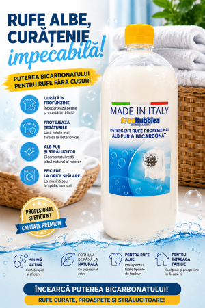 NR 7 Detergent Rufe Albe cu Bicarbonat Activ Profesional  1KG [1]