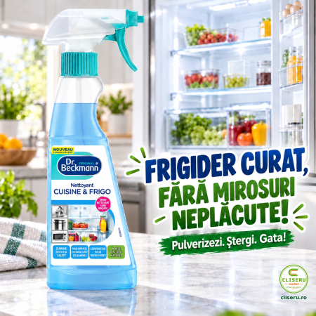 PRODUSE CU BICARBONAT - Dr. Beckmann spray frigider și bucătărie fără clătire 250 ml
