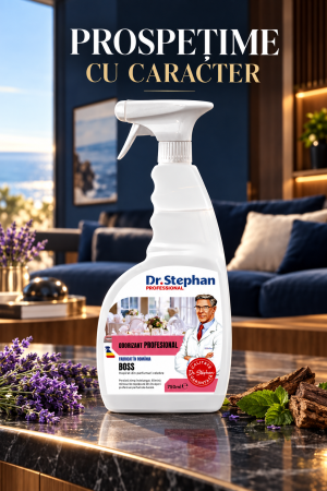 ODORIZANTE CAMERA/BAIE PROFESIONALE - DR. STEPHAN BOSS – Odorizant de cameră cu pulverizator, 750 ml