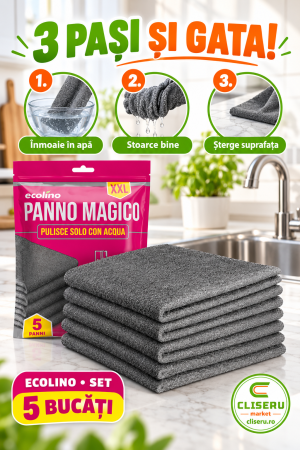 ECOLINO Laveta Magică din microfibră – set 5 bucăți [2]