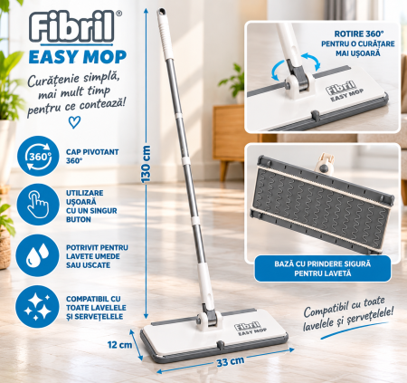 FIBRIL MOP COMPATIBIL CU ORICE TIP DE SERVETELE UMEDE [2]