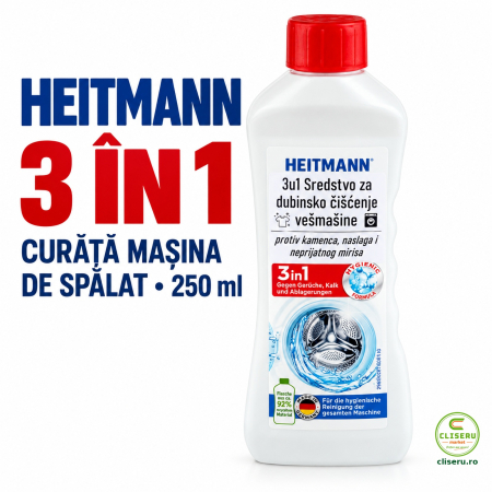 Heitmann 3 în 1 – curățare mașină de spălat 250 ml [2]