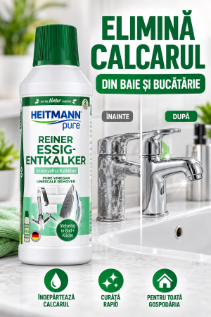 HEITMANN SOLUȚIE DE CURĂȚARE ȘI DECALCIFIERE PENTRU FIERUL DE CĂLCAT – 500 ML [1]